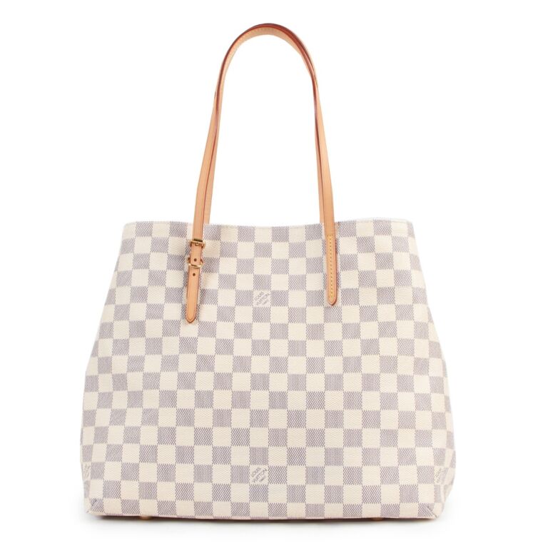 Louis Vuitton Tote Bag Damier Azur Cabas Mm Adventure Mm Shoulder Hand Bag  A937 Leather ref.639131 - Joli Closet
