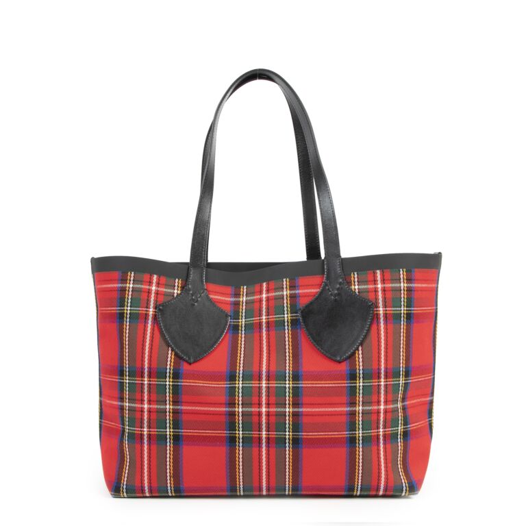 Checkered Pattern Bucket Bag, Vintage Style Shoulder Bag, Trendy