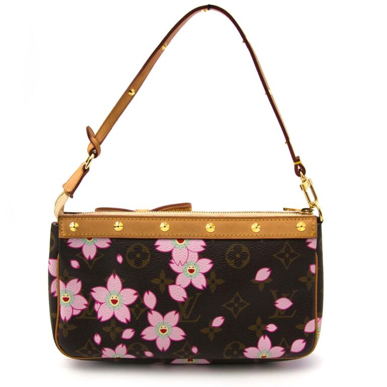 Limited Louis Vuitton Murakami Cherry Blossom Pouchette