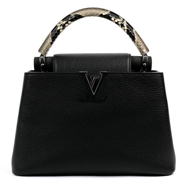 Louis Vuitton Capucines MM Python Handbag Labellov Buy and Sell ...