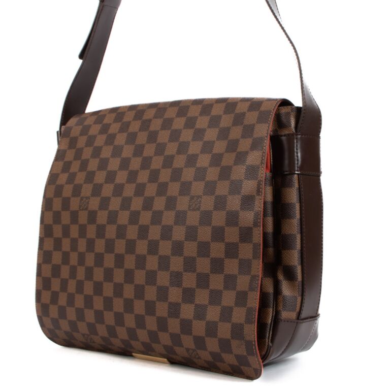 Louis Vuitton Brown Damier Ebene Bastille Messenger Bag - My Luxury Bargain