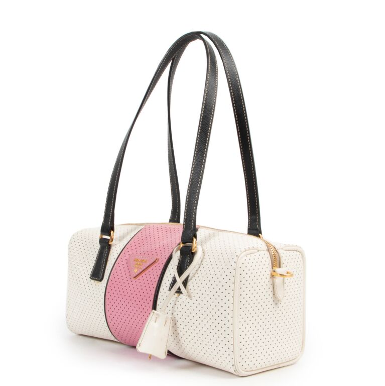 Prada shoulder bag, Bianco S – Sunset Boutique