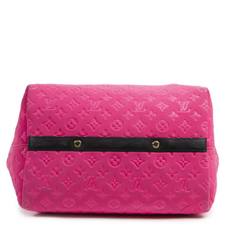 Louis Vuitton Limited Edition Fuchsia Monogram Neoprene Scuba MM Tote Bag ○  Labellov ○ Buy and Sell Authentic Luxury