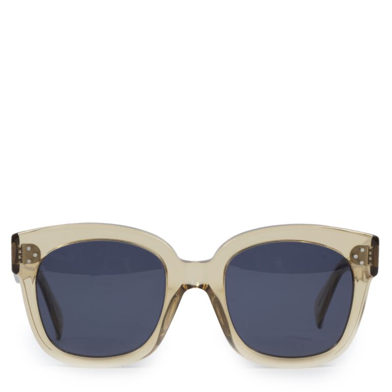 Céline New Audrey Sunglasses in Champagne ○ Labellov ○ Buy and Sell Authentic Luxury