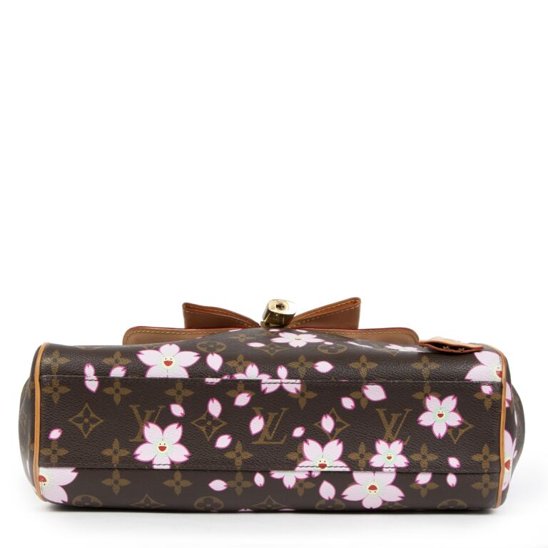 Louis Vuitton Monogram Takashi Murakami Cherry Blossom Clutch ○ Labellov ○  Buy and Sell Authentic Luxury