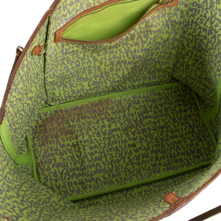 Louis Vuitton Limited Edition Stephen Sprouse Neon Green Grafitti Neverfull  GM ○ Labellov ○ Buy and Sell Authentic Luxury