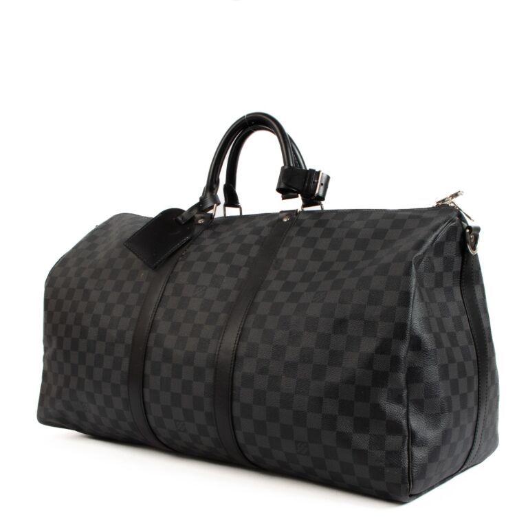 Louis Vuitton Keepall Bandoulière 55 Damier Graphite ○ Labellov ○ Buy and  Sell Authentic Luxury