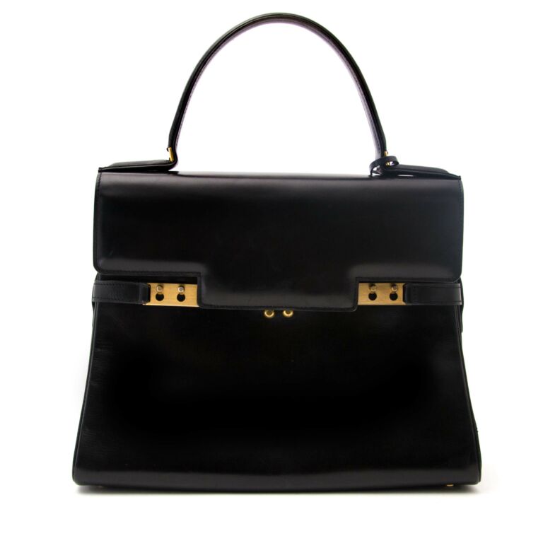 Delvaux Tempete Gm Black Boxcalf Labellov Buy And Sell Authentic Luxury