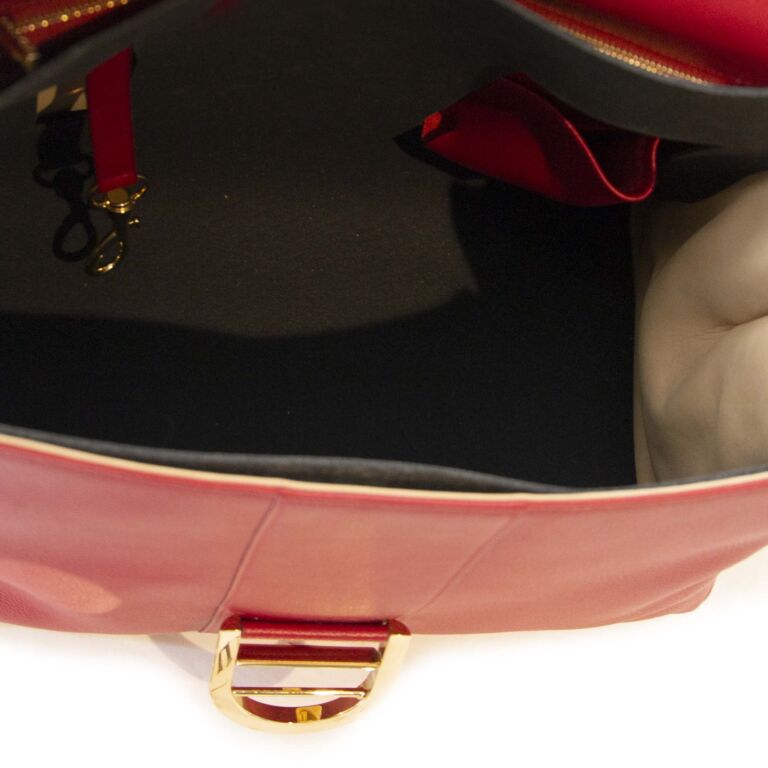 Charitybuzz: Delvaux Brillant GM Crispy Calf Burgundy Blush Handbag