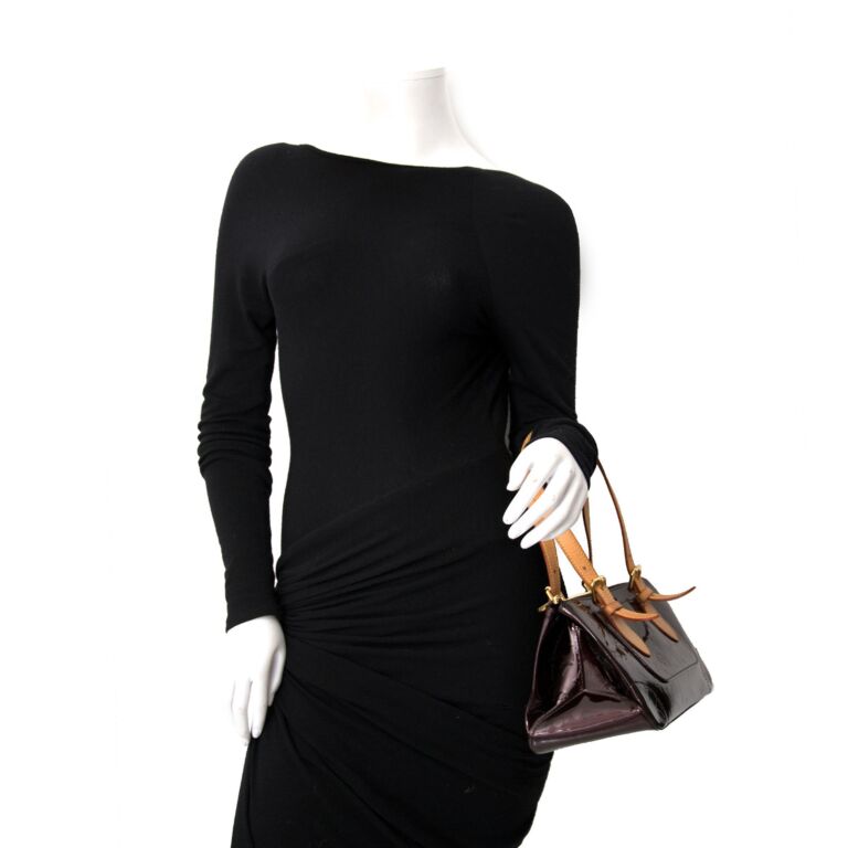 Louis Vuitton Rosewood Ave Amarante Monogram Vernis Shoulder Bag