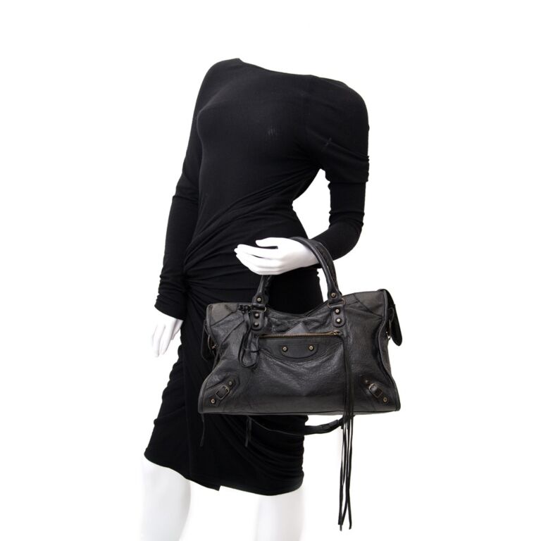 Heritage Vintage: Balenciaga Black Classic City Bag with Giant, Lot #78011, Heritage Auctions