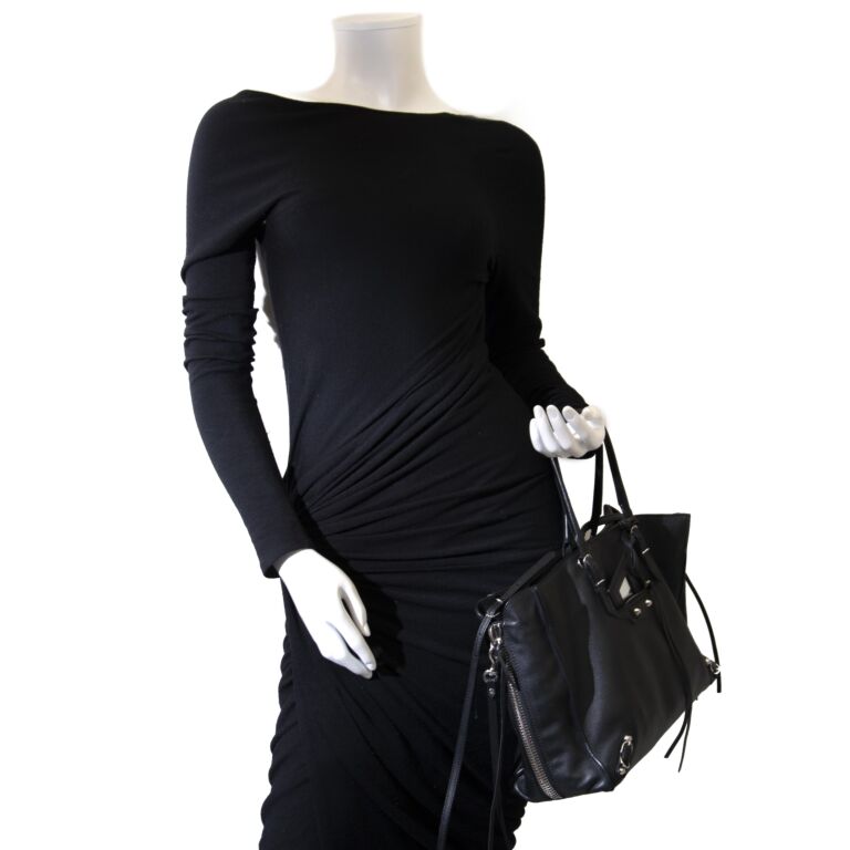 Balenciaga Suede Papier Mini A4 Zip Around Tote - Black Totes, Handbags -  BAL248329