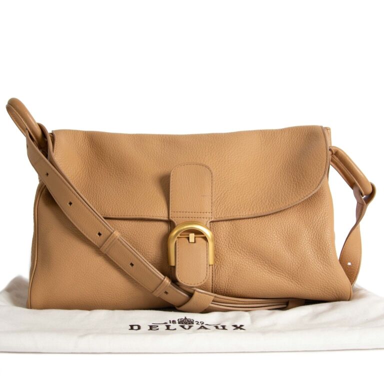 A Delvaux Brillant ladies handbag in nude/biscuit colored leather. -  Bukowskis