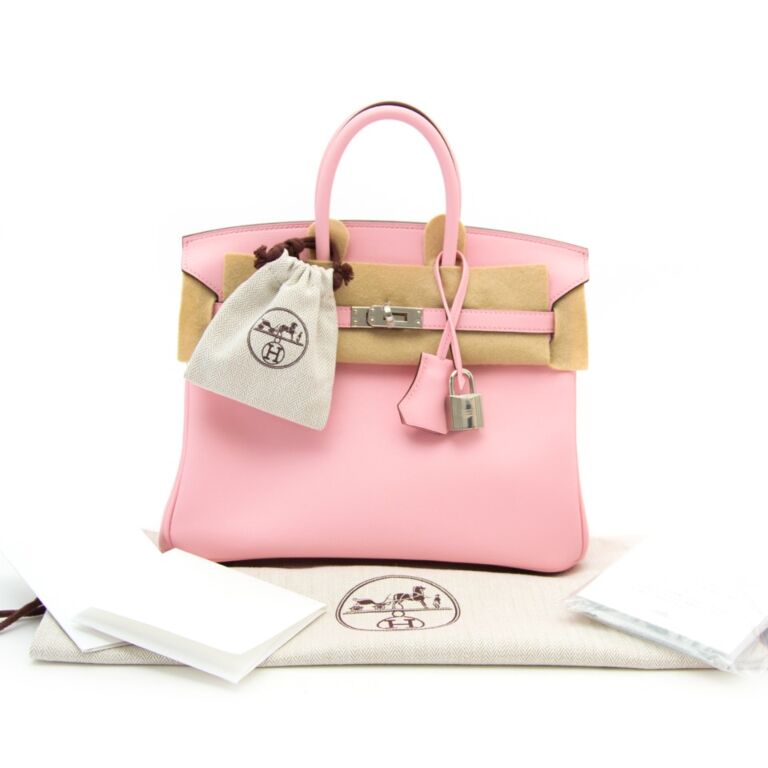 Hermès 2021 Birkin 25 Rose Sakura Swift ○ Labellov ○ Buy and