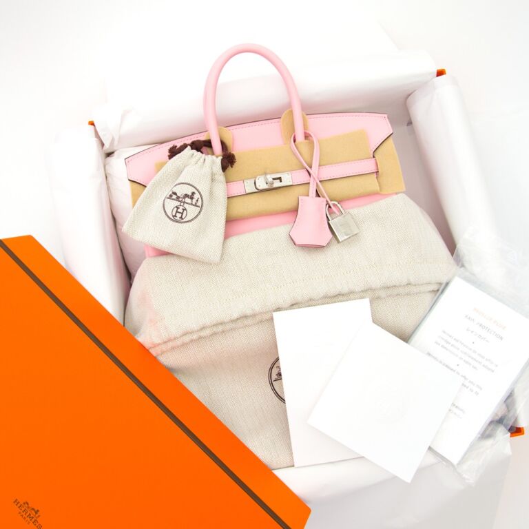 e shop Hermes Birkin 25 cm rose sakura swift leather ○ Labellov