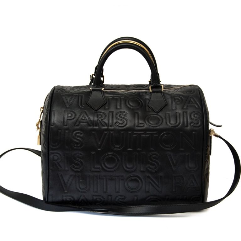 Louis Vuitton Bag Louis Vuitton Bag Black Embossed Premium Unisex