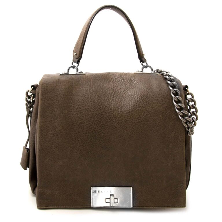 Celine pebbled clearance leather