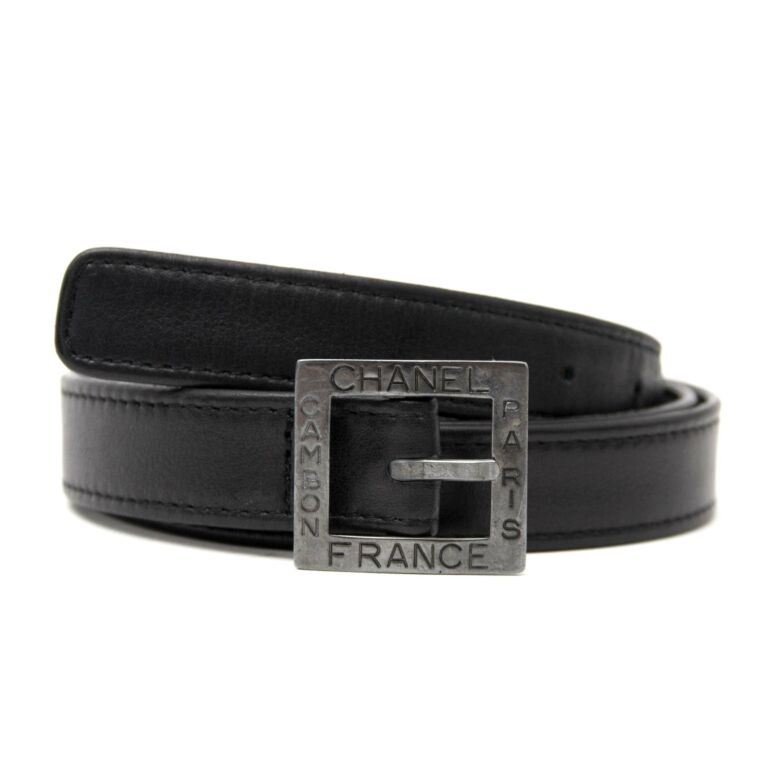 Chanel Small Black Belt Labellov Buy and Sell Authentic Luxury