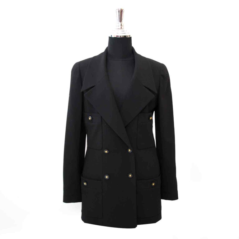 Chanel Black Blazer - Size: 38 Labellov Buy and Sell Authentic Luxury