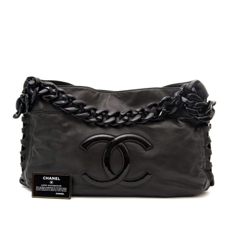 3D model Chanel Hobo Bag Black Suede VR / AR / low-poly