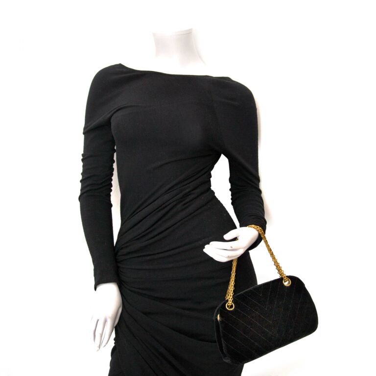 CHANEL Vintage Velvet Mademoiselle Classic Single Flap Bag - Consigned  Designs