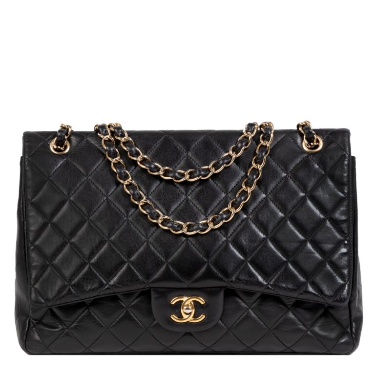 Chanel cheap maxi lambskin