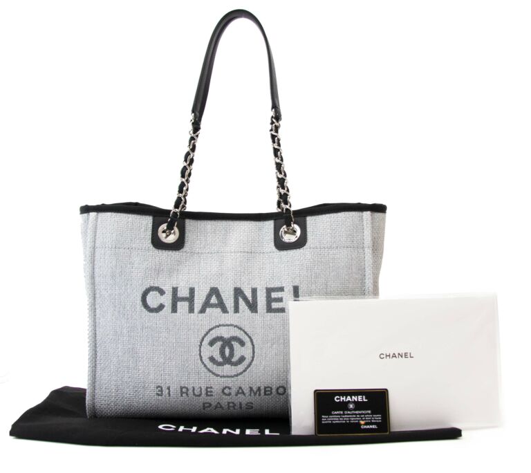 Look at this Beautiful CHANEL Deauville 31 Rue Cambon Tote Bag