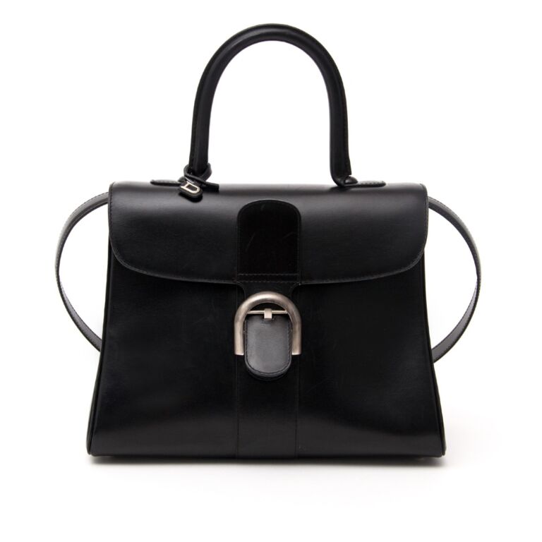 Delvaux Brillant MM Black STRAP Labellov Buy And Sell Authentic Luxury