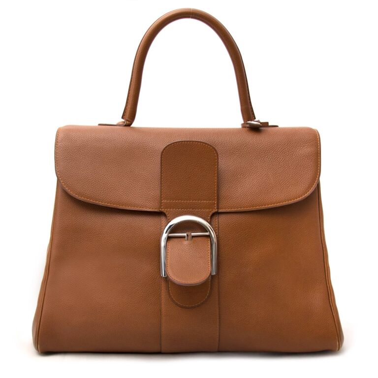 Delvaux Brillant Cognac GM Labellov Buy and Sell Authentic Luxury