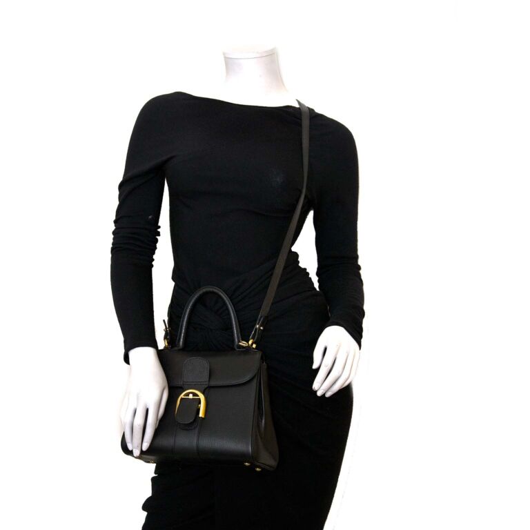 Delvaux Black Brillant Mini + Strap ○ Labellov ○ Buy and Sell Authentic  Luxury