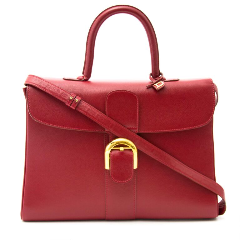 Delvaux Red Brillant GM ○ Labellov ○ Buy and Sell Authentic Luxury