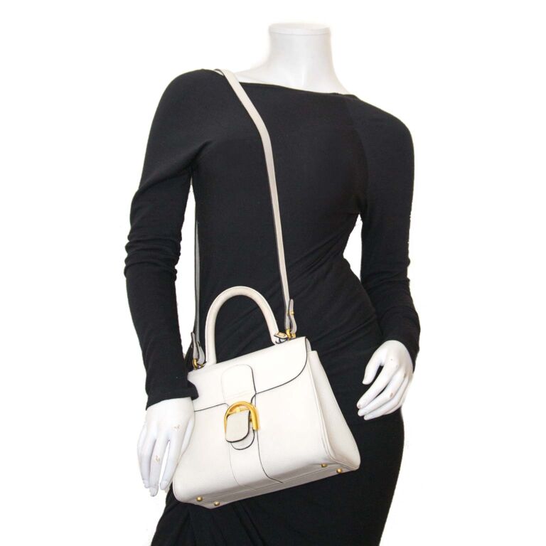 Brillant leather handbag Delvaux White in Leather - 37995317