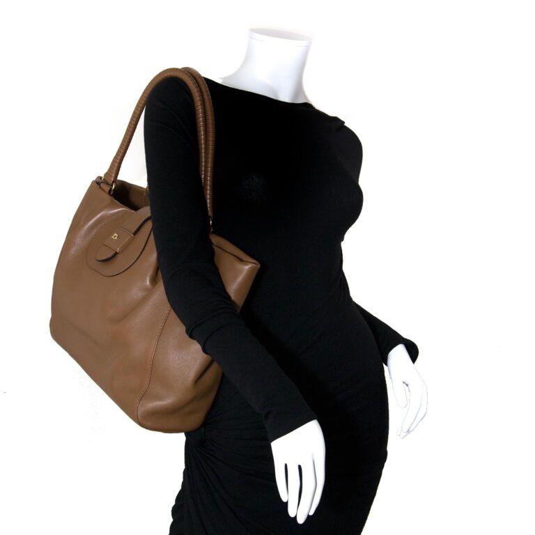 Tempête leather handbag Delvaux Brown in Leather - 34326446