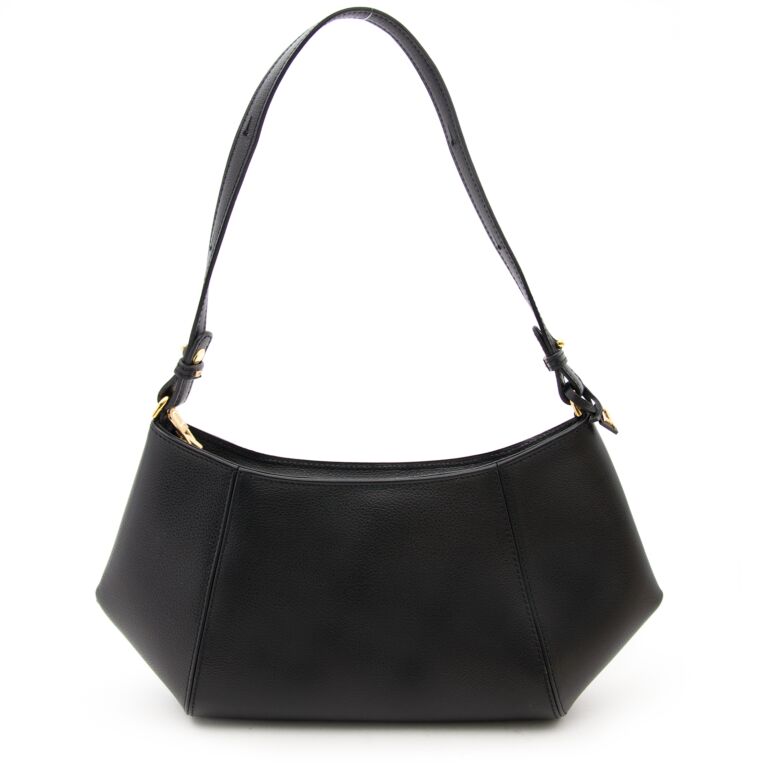 Delvaux - Authenticated Tempête Handbag - Leather Black Plain for Women, Very Good Condition