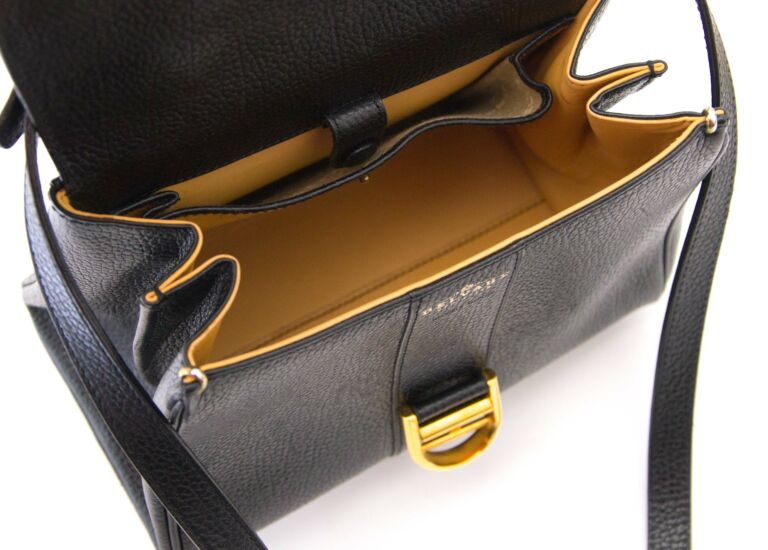 Delvaux Black Brillant Mini + Strap ○ Labellov ○ Buy and Sell