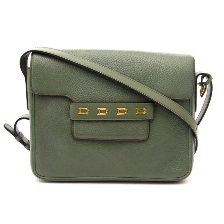 Delvaux Olive Shoulder Bag Labellov Buy and Sell Authentic Luxury