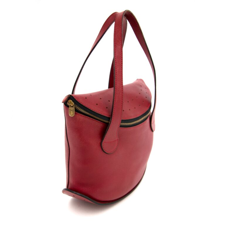 Deep red sale bag