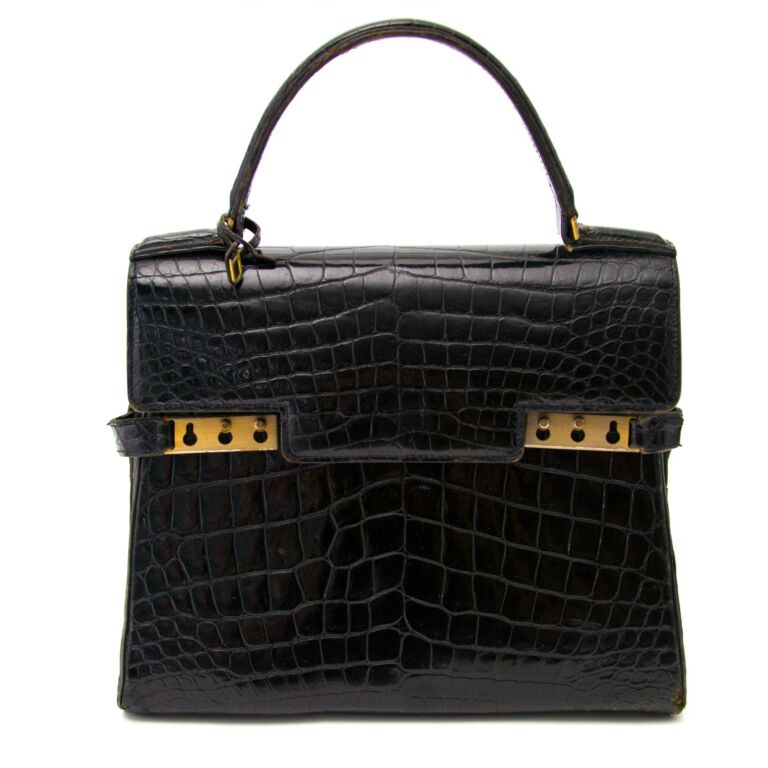 RARE Delvaux Tempete MM-GM Black GHW at 1stDibs  delvaux tempete mm size, delvaux  tempete gm, delvaux tempete size