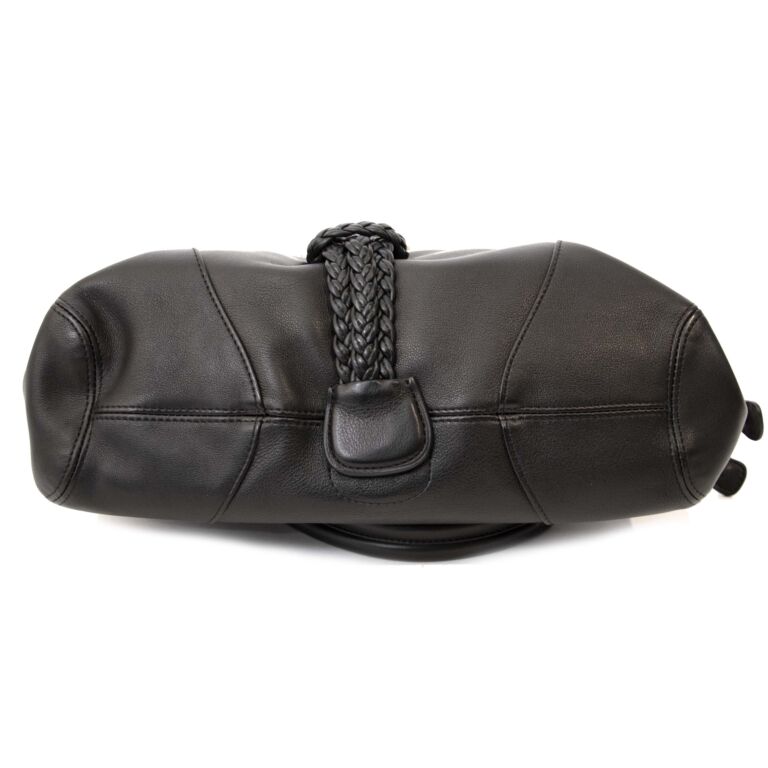 Delvaux - Authenticated Tempête Handbag - Plastic Black for Women, Very Good Condition