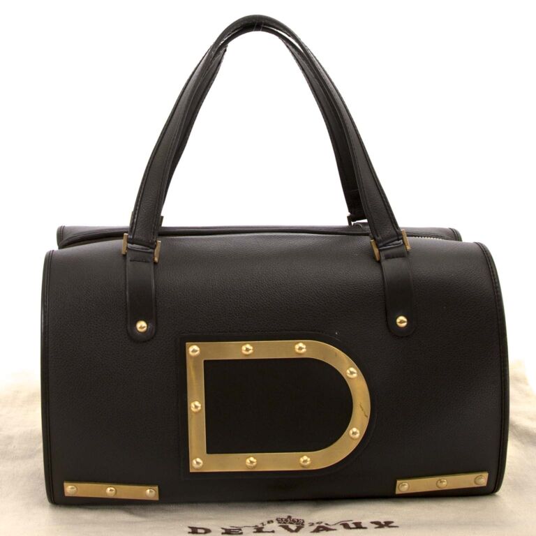 Delvaux Louise Brown Shoulder bag ○ Labellov ○ Buy and Sell