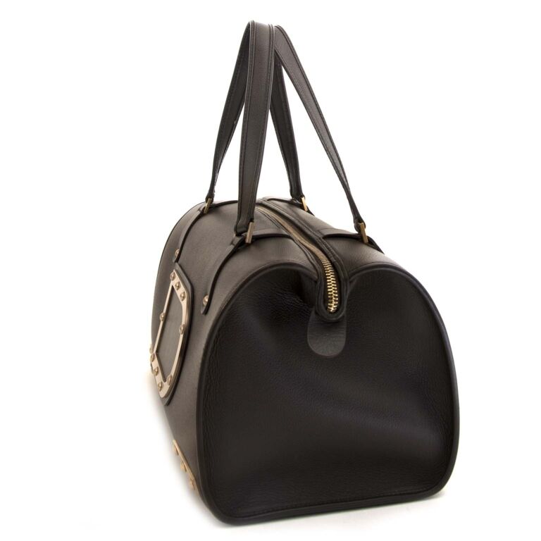 Delvaux Louise Boston PM Black ○ Labellov ○ Buy and Sell
