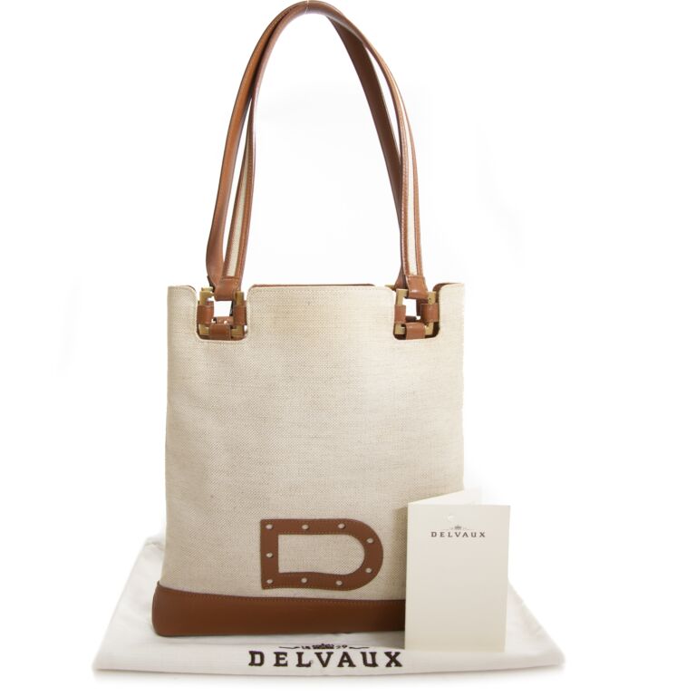 Delvaux Canvas Handle Bag - Neutrals Handle Bags, Handbags