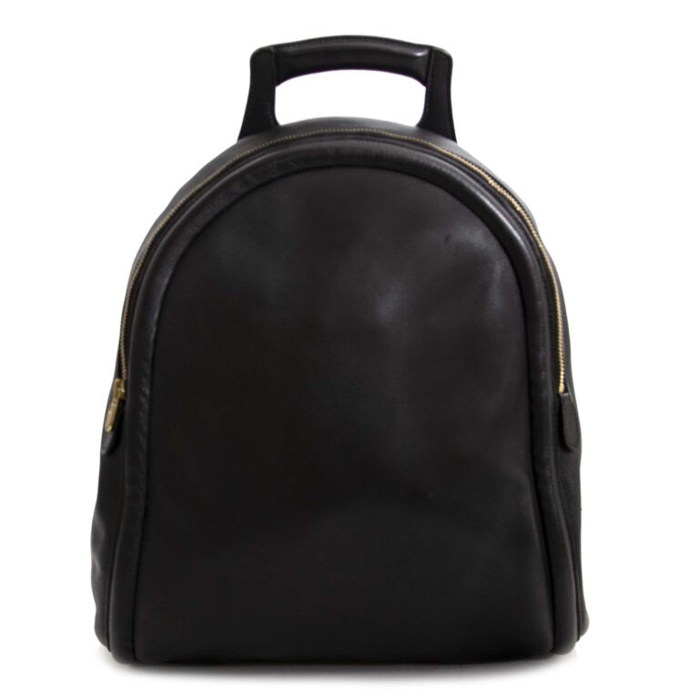 Delvaux Black Corcovado Backpack Labellov Buy and Sell Authentic Luxury