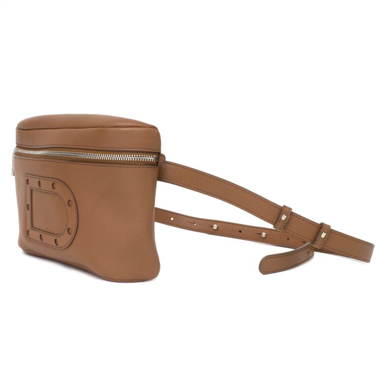 Delvaux handbag cognac 'Belt bag' in calf leather Delvau…