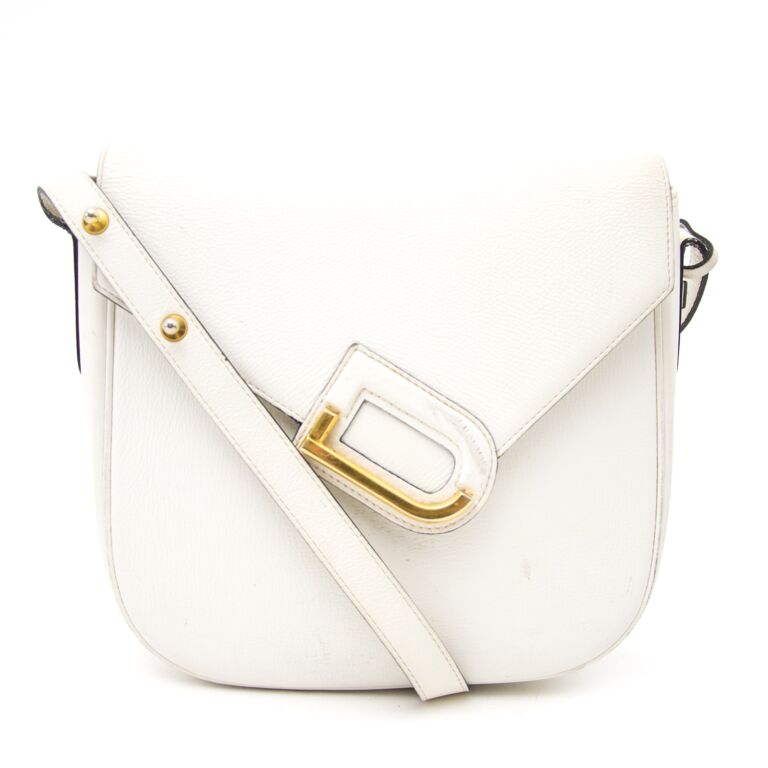 Delvaux White Shoulder Bag Labellov Buy and Sell Authentic Luxury