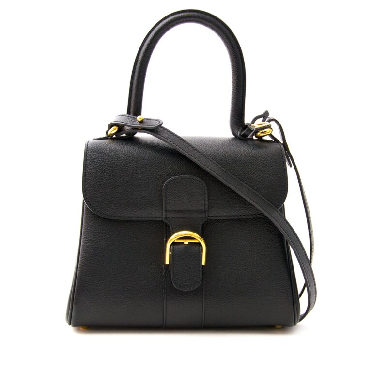 Delvaux Black Brillant Mini + Strap ○ Labellov ○ Buy and Sell Authentic  Luxury