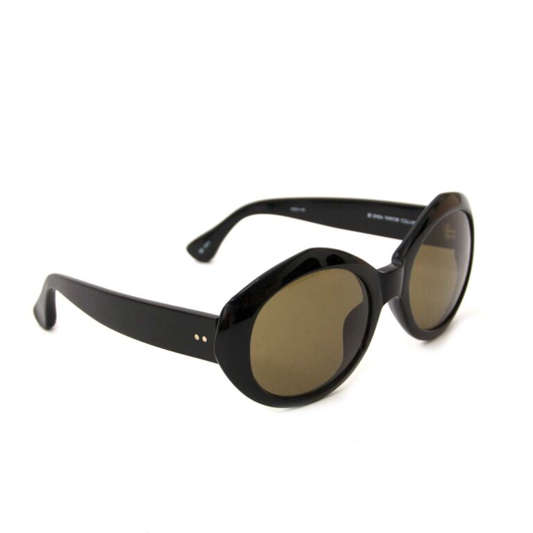 Dries Van Noten X Linda Farrow Oval Sunglasses ○ Labellov ○ Buy