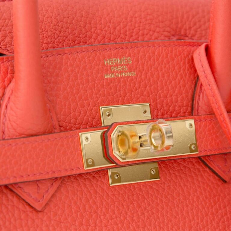 Hermes Birkin 30 Poppy Orange Bag