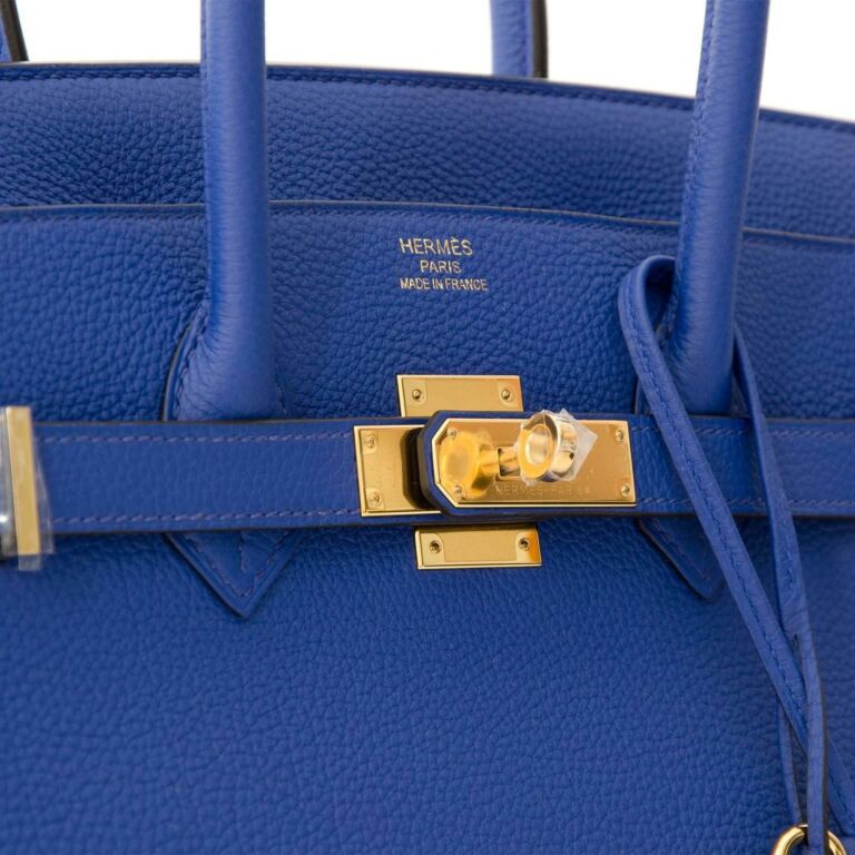 Hermès Birkin 35 Blue Jean Togo PHW ○ Labellov ○ Buy and Sell Authentic  Luxury