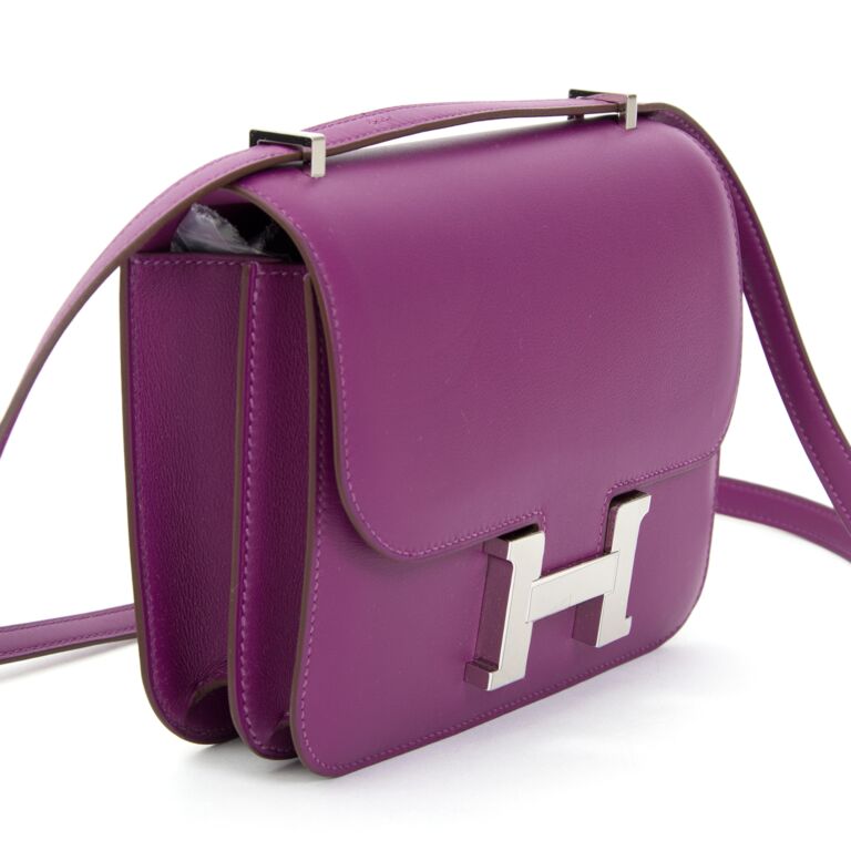 Like new!!! Hermes Berline mini PHW, Luxury, Bags & Wallets on